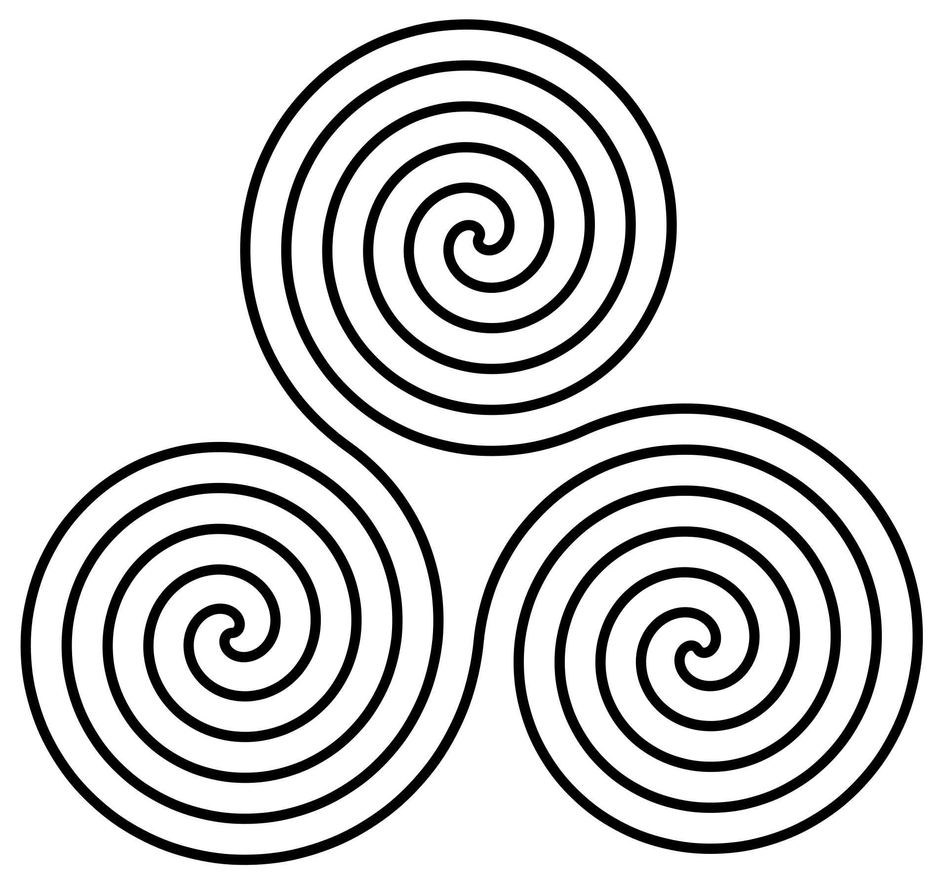 example of a triskelion